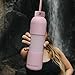 Lokai Metal Water Bottle Study Cap Pink