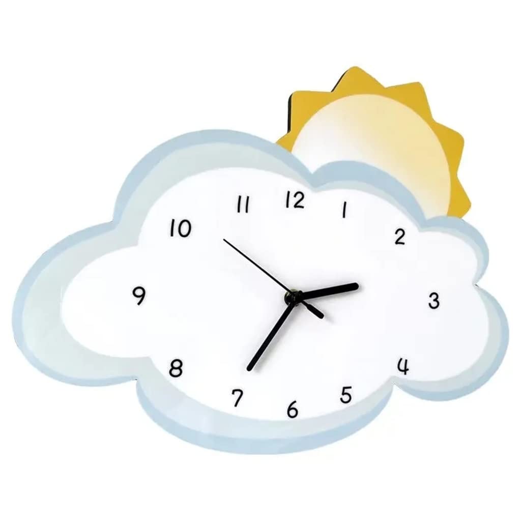 N/A Orologio da parete con design a fumetti, decorazione da parete, personalità, orologio digitale, studio domestico, soggiorno, studio, sala d'arte vision