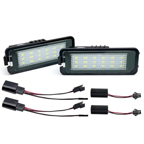 Luz de matrícula de alta visibilidad para VW Golf 7 Bora Amarok antiniebla