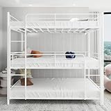 lit superposé triple but 【Gain de place】 : Optimisez votre espace de vie avec notre solution innovante de lit triple. Ce lit polyvalent peut accueillir trois lits dans un seul meuble compact et est parfait pour les dortoirs, les chambres d'amis ou tout espace au sol limité. Il exploite efficacement l'espace vertical et vous permet de créer une chambre fonctionnelle et élégante sans sacrifier le confort ni l'esthétique.
