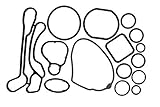 NewYall Engine Oil Cooler Gasket Seal O-Ring Full Set Kit for Chevrolet Aveo 09-11, Cruze 11-16, Sonic 12-17, Pontiac G3 Base & Wave Base 09, Saturn Astra XE & XR 08-09