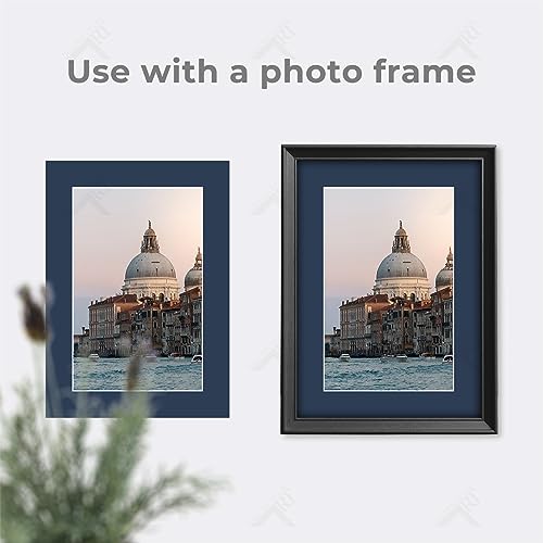 Golden State Art, Pack of 25 Mix Pre-Cut 5x7 Picture Mat for 4x6 Photo with White Core Bevel Cut Mattes Sets. Includes 25 High Premier Acid Free Bevel Cut Matts & 25 Backing Board & 25 Clear Bags - Thumbnail 7