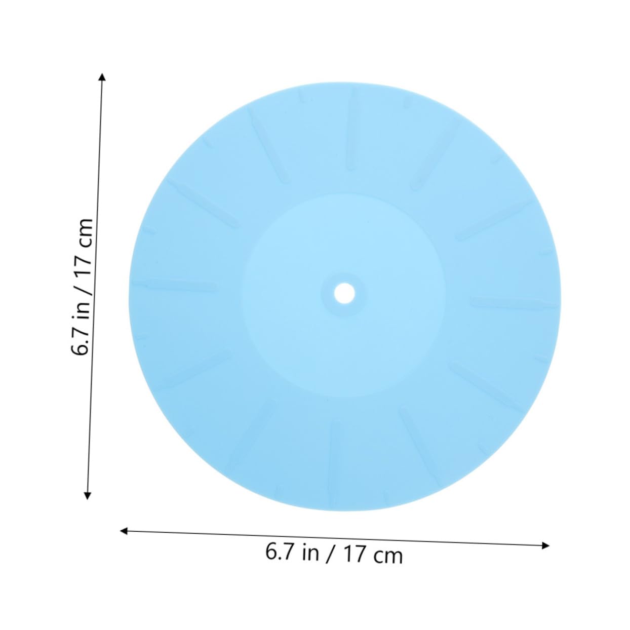 BESPORTBLE 2pcs Vinyl Recorder Mats Static Silicone Turntable Cushions for Improved Sound Record Player Slipmats Accessory for Vinyl Enthusiasts