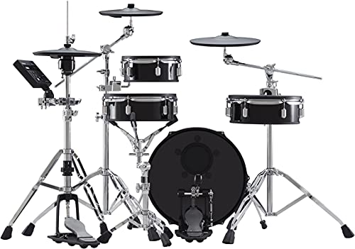 Roland V Streamlined Acoustic-Style Electronic Drum Kit With Shallow-Depth Shells And Td-07 Module (Vad103-1), Black #TOP1