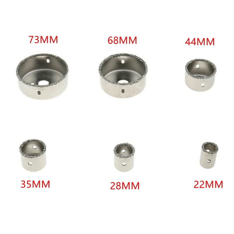 Set de brocas diamantadas para cerámica y vidrio 9 pcs miniatura 6