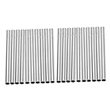 BESPORTBLE 20 Stück Aluminium Windspielrohr Ø6mm Länge 90mm Selbstgemacht Windspielzubehör Für Garten Und Outdoor Dekoration Klangröhren Für Entspannung