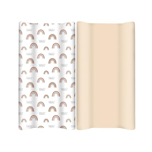 KEXIAO - Juego de 2 sábanas bajeras suaves y cómodas para cuna infantil y colchón estándar para cuna