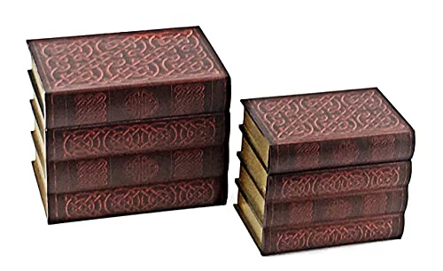 Bellaa 21213 Decorative Bookends Celtic Knot Trinity Triquentra Book Ends Box Boho Farmhouse Irish Home Decoration Bookshelf Holder Stoppers Vintage Hidden Secret Storage Jewelry Keepsake Gift