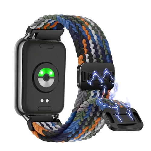 [LanQii] バンド 用のXiaomi Redmi Watch 6 / 5 / 4 用のXiaomi Smart Band 9 Pro/用の MI Band 9 Pro / 8 Pro 交換ベルト ナイロン バンド 編み込み 磁気吸着取り付け スポーツ用 柔軟 防汗 通気 簡単取り付け（Amazon）