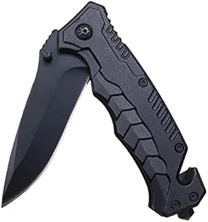 Self Defense Knife,Automatic Knife,Stainless Steel with Pocket Clip,8.2 inches, Used for Hunting, Camping, Outdoor, Suitable for Gift,Multi-function