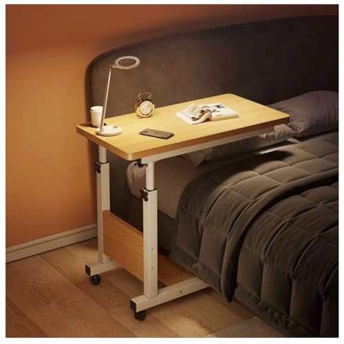 Table de lit pour personne âgée ou alitée avec plateau relevable ergonomique
