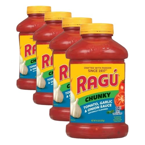 Image of Pasta Sauce, Chunky Garden Style, Tomato-Onion, 66oz (Pack of 4)