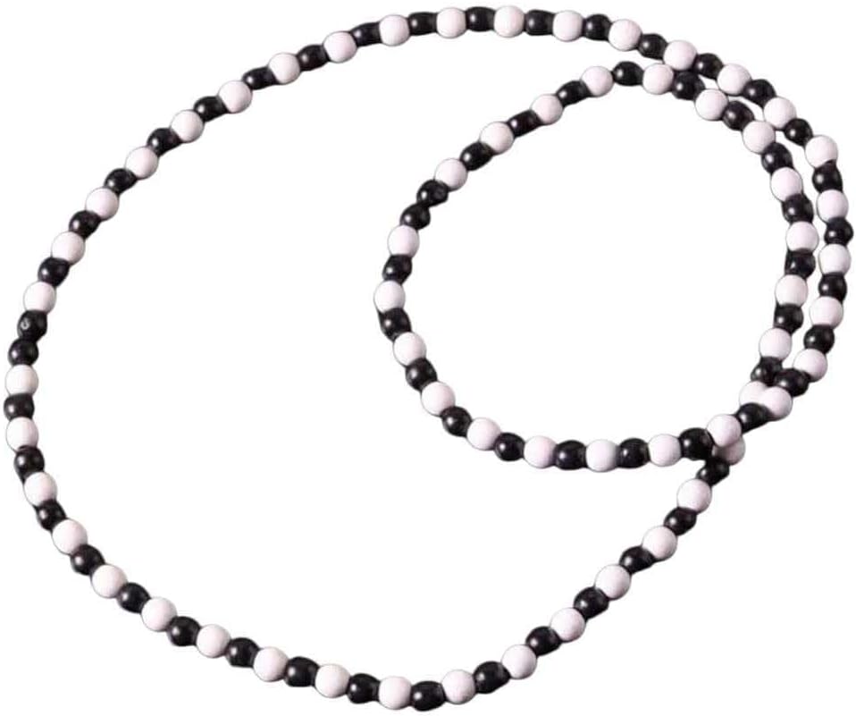 KIFEDSLJ Natural Wood Beads Necklace Handmade Wooden Beaded Chunky Strand Necklaces for Women Vaction Jewelry