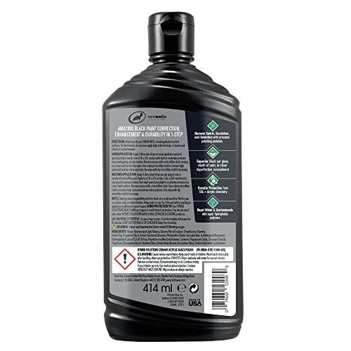 Turtle Wax 53448 Hybrid Solutions Ceramic Acrylic Black Polish And Wax Formulated For Black Car Paint thumb #1