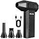 EUKI Elektrisches Staubgebläse, 3-Gang 130.000 U/min Druckluft, 5000mAh Akku, USB-C Schnellladung, Compressed Air Duster, für Computer, Tastatur, Outdoor, Haus und Auto