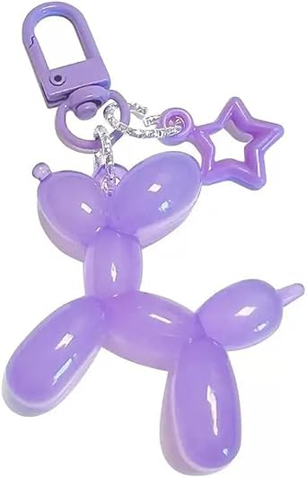 Balloon Dog Keychain for Women,Cute Bag Charm Keychains Accessories for Car Purse Backpack
