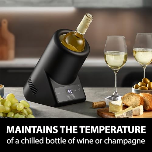 CASO VinoCase Tabletop Wine Cooler Black