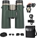 【Cattura il momento】Utilizza l'adattatore per smartphone incluso per trasformare i tuoi binocoli WarMax 12x42 in un potente obiettivo zoom. Cattura foto e video nitidi e ravvicinati delle tue avventure, dalle passeggiate nella natura alle notti di osservazione delle stelle