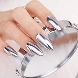 GZSYY Chrome Nail Powder Aurora Ice Shimmer Chrome Pigment Powder 4 szt. Crome Powder Nail Art Nail Art Design