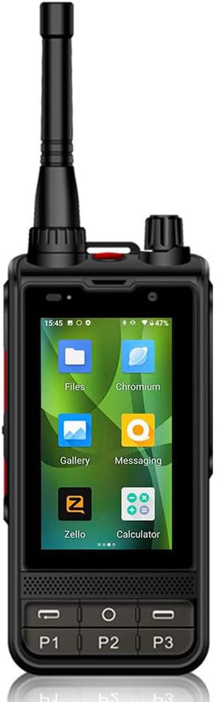 ANYSECU W6 UHF Android 10 4G Network Radio Zello with Analogue Walkie Talkie WiFi IP68 Waterproof Mobile Phone Work with Real-PTT ZELLO