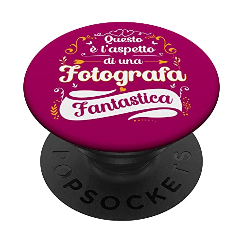 Questo è l'aspetto Di Una Fotografa Fantastica Per Donna PopSockets PopGrip Intercambiable