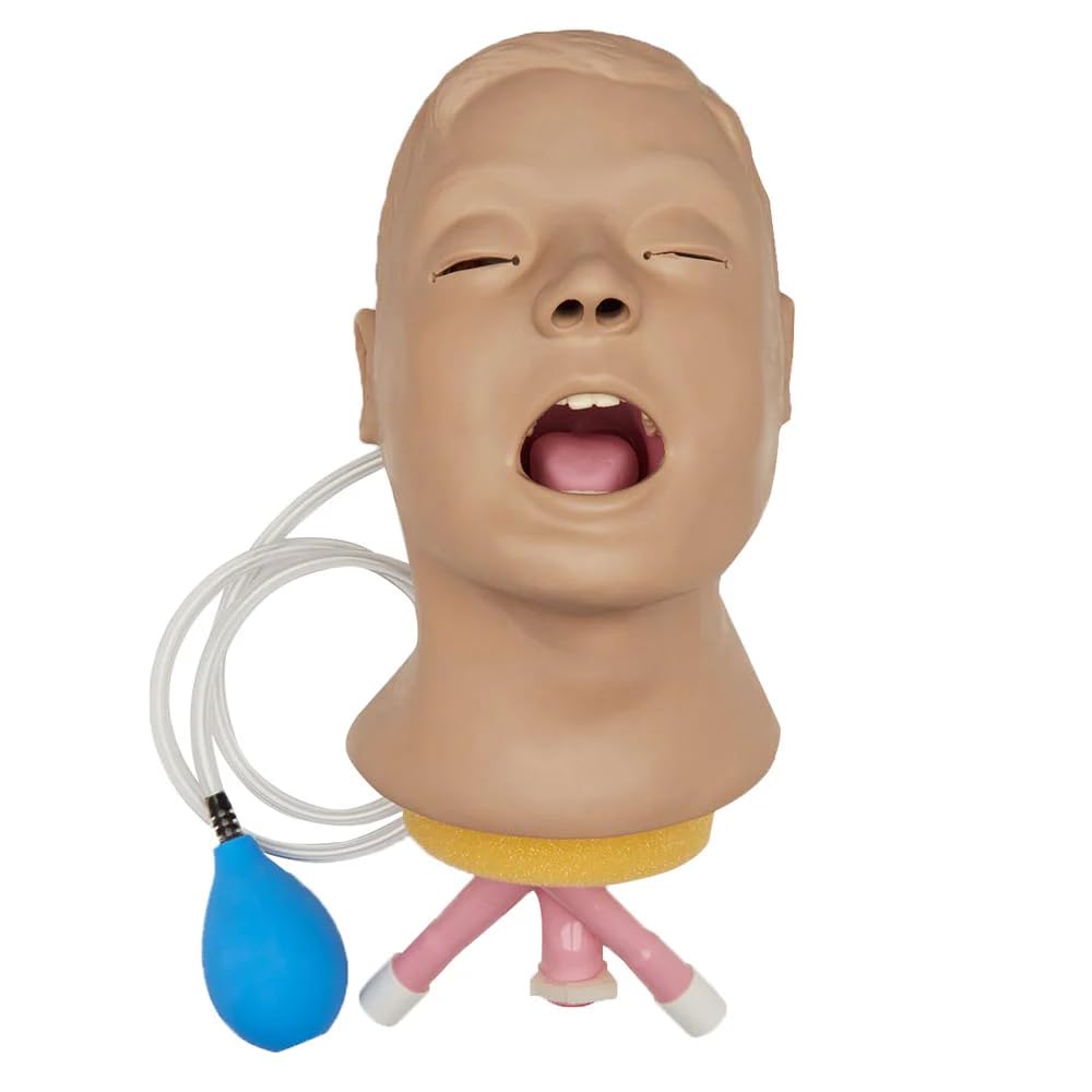 Electronic Trachea Airway Intubation Manikin, Advanced Airway Management Training Model for Endotracheal Intubation, CPR Practice, Medical Education and Clinical Skills Training-image-22