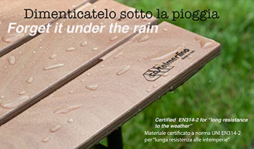 Mesa de contrachapado marino Castelmerlino 700 rectangular para comedor y exterior 6