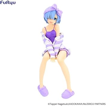 Re:Zero -Starting Life in Another World- Noodle Stopper Figure -Rem Room Wear Purple Color ver.-