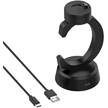 متوافق مع حامل شاحن Garmin Vivoactive 6 USB، حامل شحن USB C بديل من LOKEKE متوافق مع Garmin Vivoactive 6/5/4، Fenix 8 Pro Amoled 47mm/51mm
