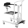 Electric Patient Lift Transfer Chair, Foldable Transfer Lift Chair,One-Button Lift Transfer Chair,Load-Bearing Capacity Exceeds 300 LB,Suitable for The Elderly and People with Mobility Difficulties