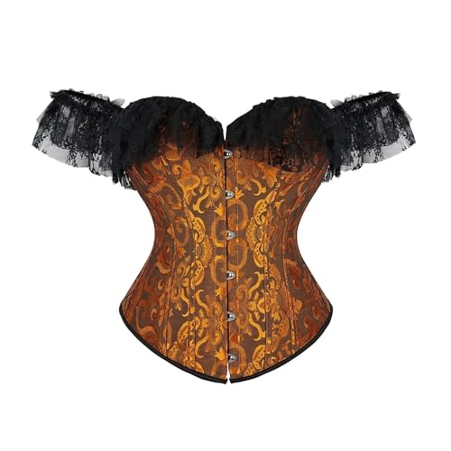 Corset moulant femme curcuma galbe parfait silhouette élancée S