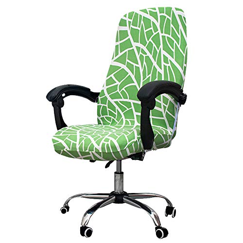 Melaluxe Office Chair Cover - Universal Stretch Desk Chair Cover, Computer Chair Slipcovers (Size: L)