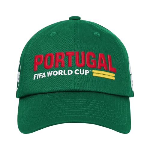 Outerstuff FIFA World Cup 2026 Country Dad Hat Strap Back Baseball Cap,Portugal,One Size
