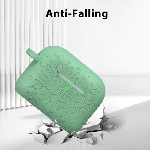 Case for Airpods Pro 1st 2nd Generation - VISOOM Airpods Pro 1/2 Cases Cover Women Silicone iPod Pro 2 Earbuds Wireless Charging Case Girl Bling Keychain for Apple Airpod Gen Pro 2 by VISOOM - Image 7