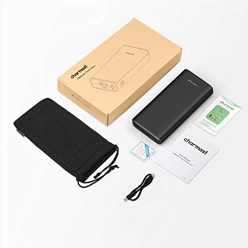 Charmast Power Bank 23800mAh 65W USB C Quick Charge 3.0 Power Delivery zewnętrzny akumulator PD przenośna ładowarka do laptopów, Dell XPS, Lenovo, iPhone 12/11/X/XR, iPad, Huawei, Samsung