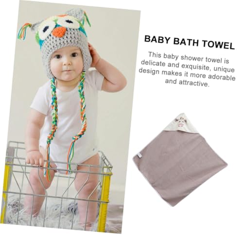 Cape de bain à capuche en coton doux bien-être pour enfants