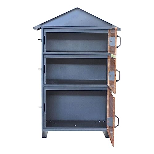 WxuuLTGJR Buzones Buzón de Correo de Metal con Cerradura de Llave, buzón de decoración Seguro con Cerradura, buzón de Letras, decoración del hogar, Caja de Paquete de Negocios de Oficina Hermoso