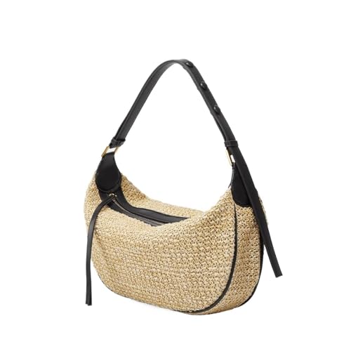 Sac en paille GUMMMY à bandoulière, l'allié chic pour vos journées d'été à la plage