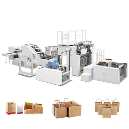 Automatic Handle Paper Bag Making Machine – Square Bottom Bag Maker
