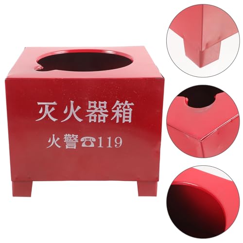 Soporte para extintor doméstico de 2-4 kg con base de hierro firme y kit de montaje 7