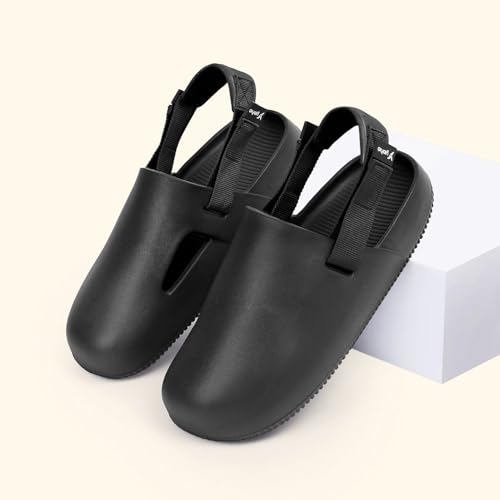 Image of YOHO Glide Clog Sandals for Men | Mule Shape Clogs with Adjustable Straps | Lightweight & Waterproof Cushioned Footwear for Everyday Use