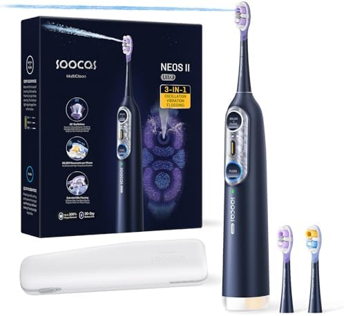 Soocas NEOS II Ultra – Electric Toothbrush with Water Flosser Com...
