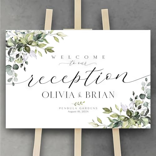 Personalized Wedding Welcome Sign, Welcome To Our Wedding Sign, Reception