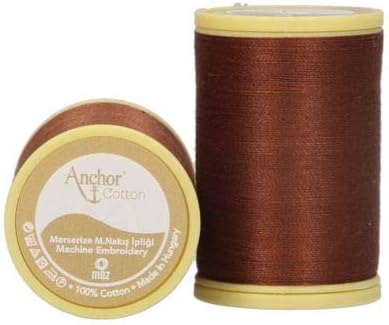 Anchor 4514050-00358 Machine Sewing Thread, 100% Cotton, 358, No. 50, 10g, 18g, Nr. 50, 10g