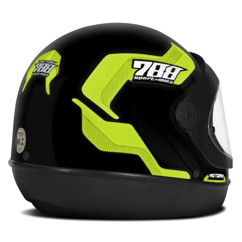 CAPACETE FECHADO PRO TORK SPORT MOTO 788 PRETO - AZUL TAM. 62