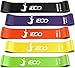 iECO Resistance Loop Exercise Bands - Best for Fitness, Stretching, Strength Training, Physical Therapy w/Manual