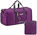G4Free 60L Lightweight Foldable Portable Travel Duffel Bag For Gym Sports Luggage Camping(Purple)
