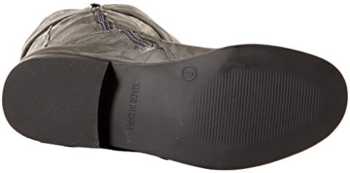 Brinley Co Regular And Wide-Calf Womens Buckle Accent Tall Boot Grey 10 #TOP3