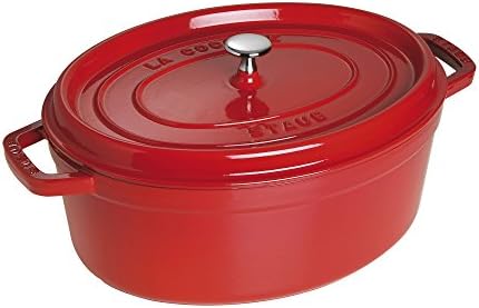 Staub Naczynie Żaroodporne, Czerwony, 33 cm