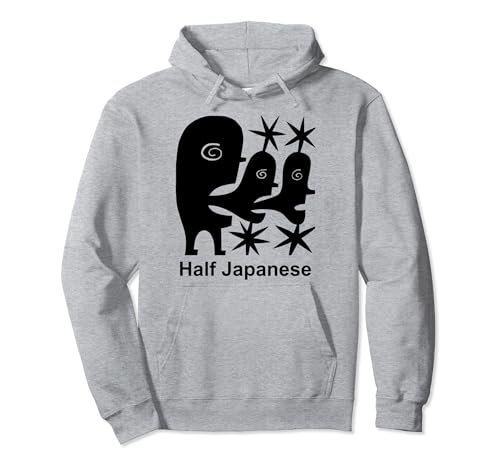 Half Japanese Hello paper cutting design by Jad Fair Sudadera con Capucha